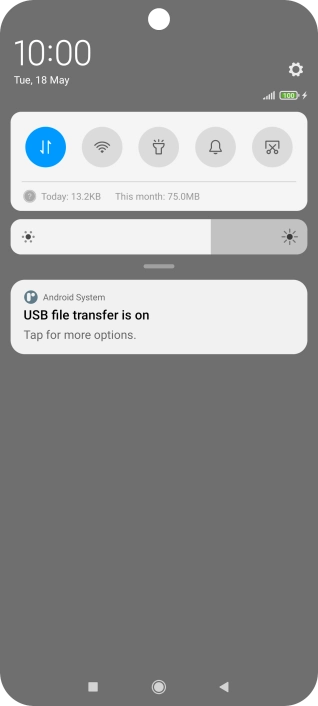 Press Tap for more options..