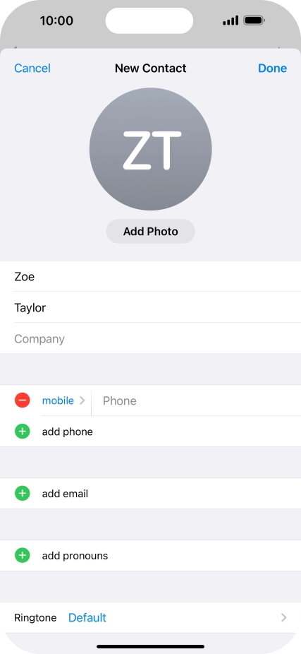 Press Phone and key in the required phone number. Press Phone and key in the required phone number.