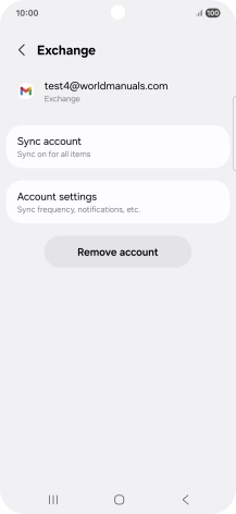 Press Account settings. Press Account settings.