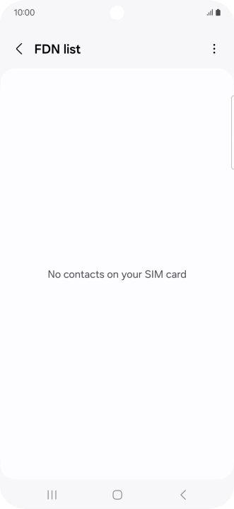 Press the menu icon.