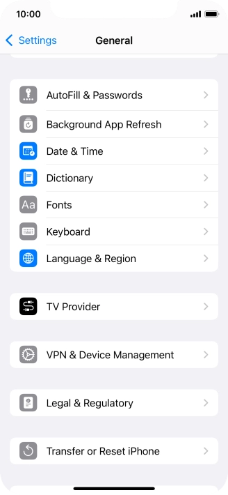 Press Background App Refresh.