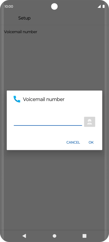 Key in +447836121121 and press OK. Key in +447836121121 and press OK.