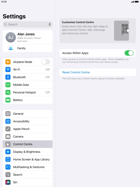 Press the indicator next to Press the indicator next to