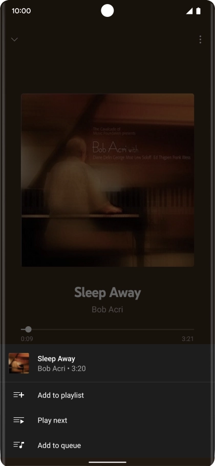 Press Add to playlist. Press Add to playlist.