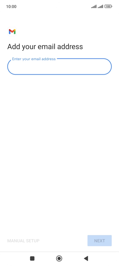 Press the field below 