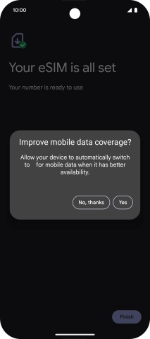 Press Yes. Press Yes.