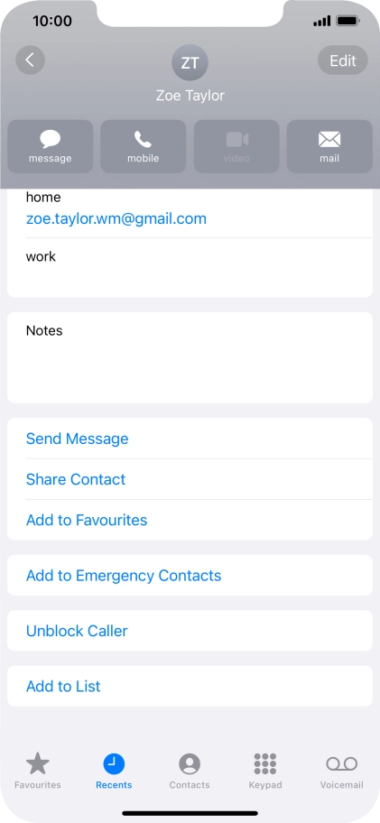 Slide your finger upwards starting from the bottom of the screen to return to the home screen.