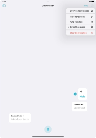 Press Clear Conversation.