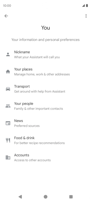 Press the Home key to return to the home screen.
