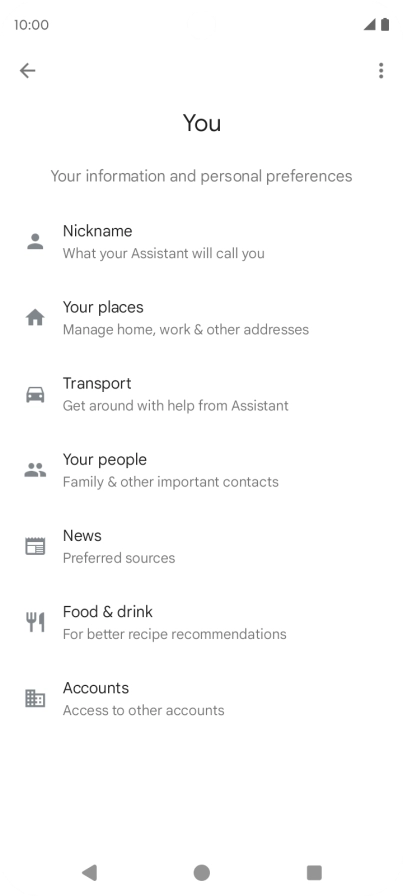 Press the Home key to return to the home screen.
