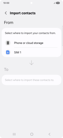 Press the name of the SIM.