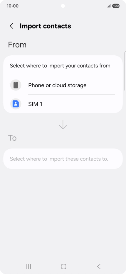 Press the name of the SIM.