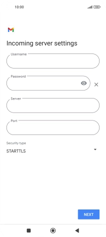 Press the field below 