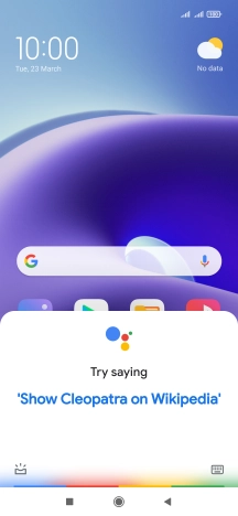 Say, in your own words, what you would like your phone to do, e.g.: OPEN [application], CALL [contact], SEARCH FOR [information]. It's not necessary to use a specific command for each function.