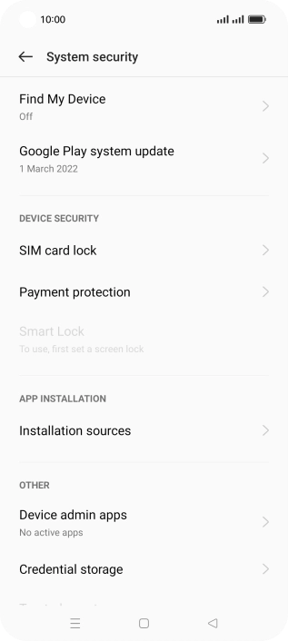 Press SIM card lock.