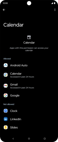 Press the required app.