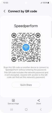 Place the QR code inside the camera frame on the other device to scan the code.