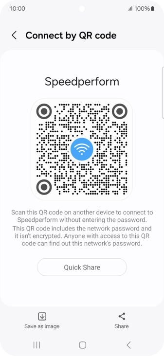 Place the QR code inside the camera frame on the other device to scan the code.