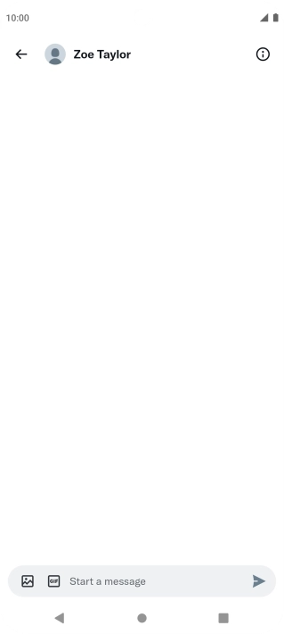 Press the text input field.