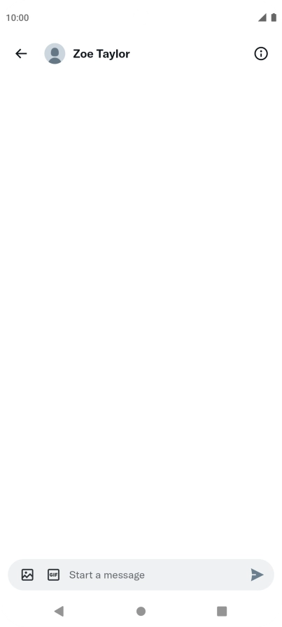 Press the text input field.