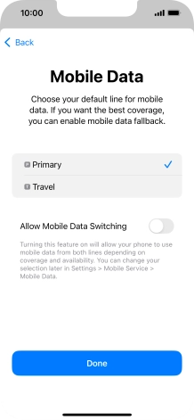 Press the indicator next to Press the indicator next to