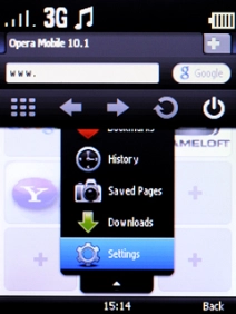 Select Settings. Select Settings.