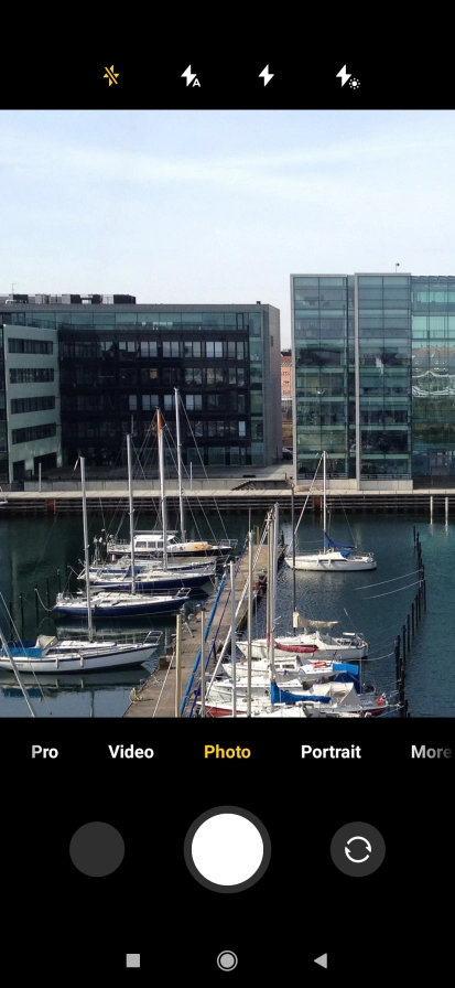 Press the required setting.