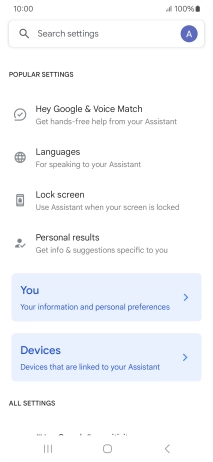 Press Hey Google & Voice Match.