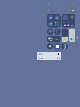 Press and hold the required function to see more actions.