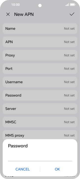 Key in wap and press OK.