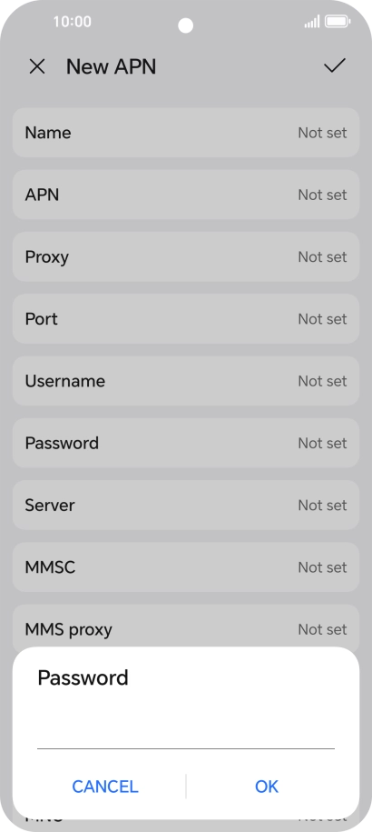 Key in wap and press OK.