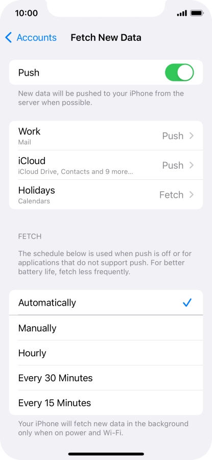 Press the indicator next to Press the indicator next to