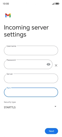 Press the drop down list below 