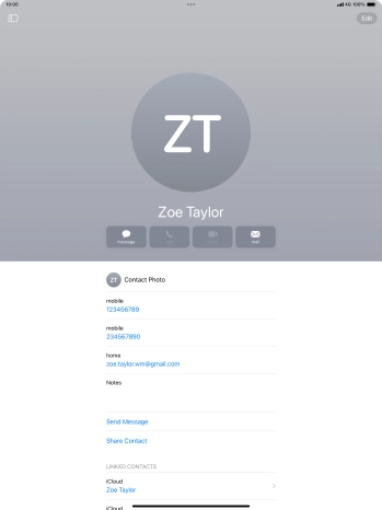 Slide your finger upwards starting from the bottom of the screen to return to the home screen.