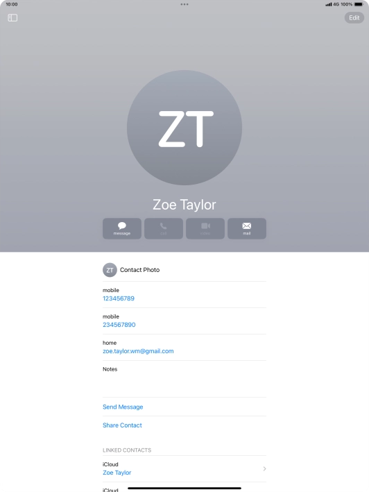 Slide your finger upwards starting from the bottom of the screen to return to the home screen.