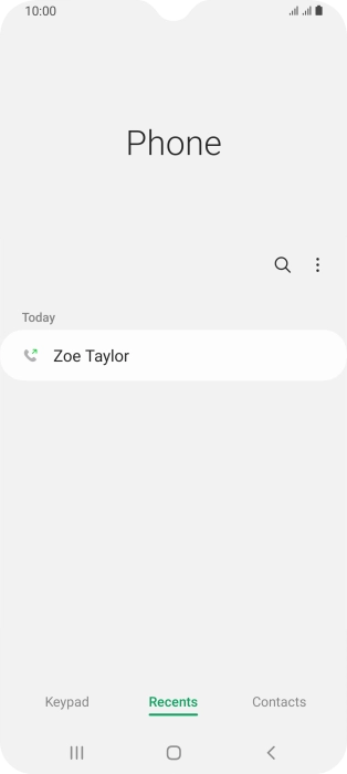 Press the required number.