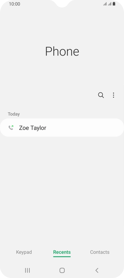 Press the required number.