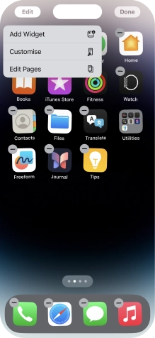 Press Customize. Press Customize.