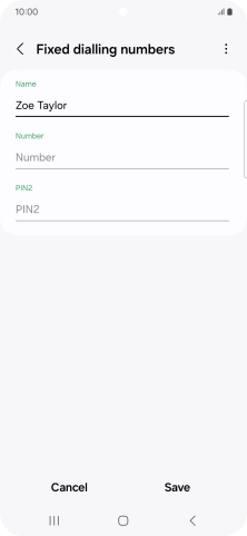 Press Number and key in the required phone number.