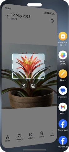 Press the required app and follow the instructions on the screen to use the function.
