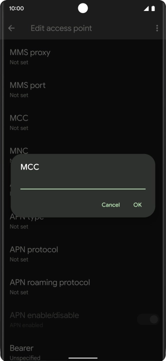 Key in 234 and press OK. Key in 234 and press OK.
