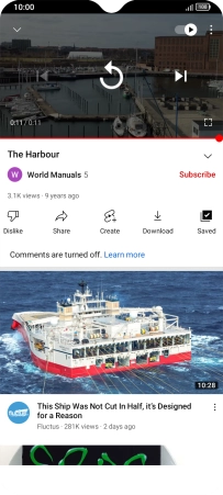 Press the Home key to return to the home screen.