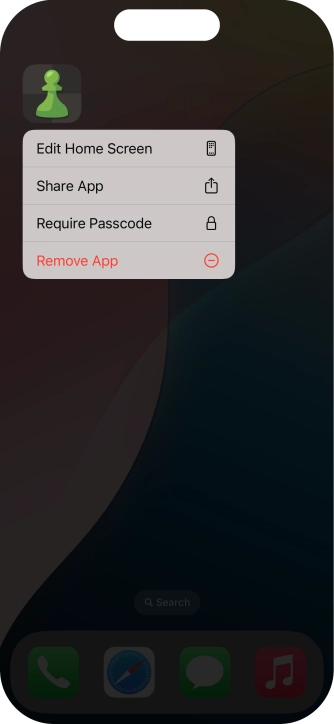 Press Require Passcode.