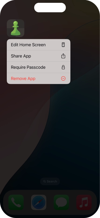 Press Require Passcode.