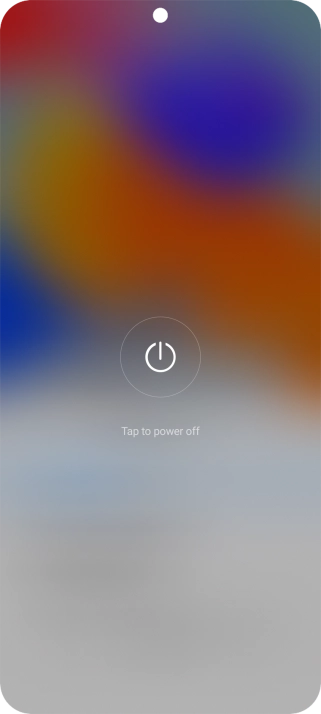 Press Tap to power off.