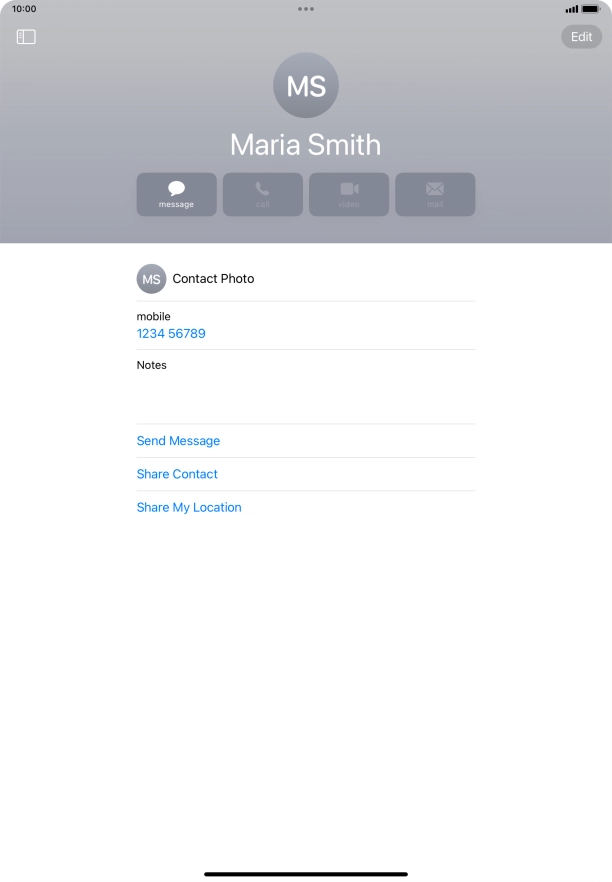 Slide your finger upwards starting from the bottom of the screen to return to the home screen.