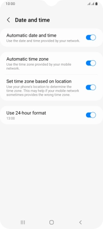 Press the Home key to return to the home screen.