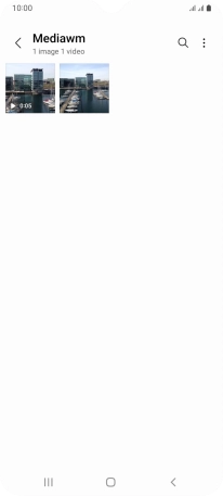 Press the required picture or video clip.