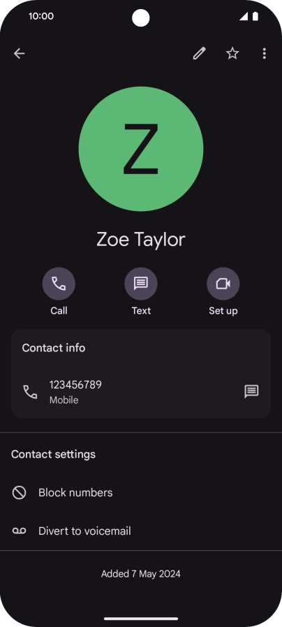 Slide your finger upwards starting from the bottom of the screen to return to the home screen.