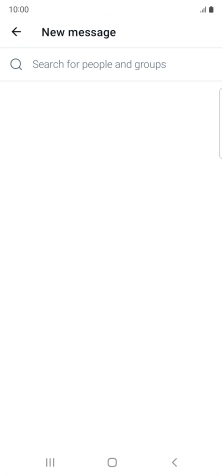 Press the search field.